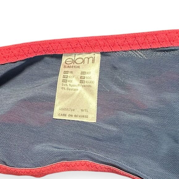 ELOMI Women’s Navy & Pink Energise Underwire Sports Bra Size 40DD  / 40E - Picture 4 of 4